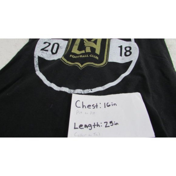 LOS ANGELES FC LAFC LA FC Black MAJESTIC MLS V-Neck Tee T-SHIRT WOMENS S *NEW* - Picture 8 of 9
